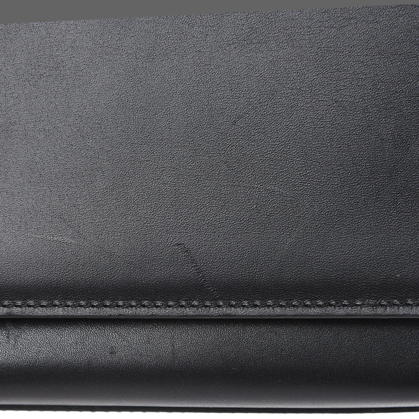 Calfskin Classic Monogram Tassel Clutch Black