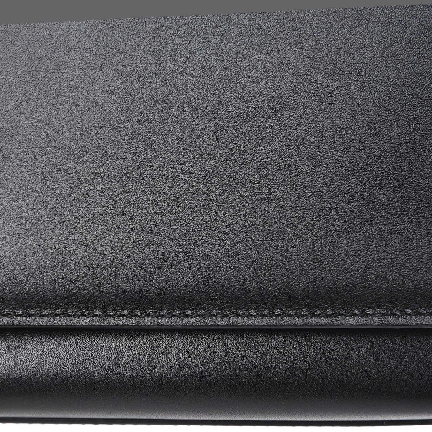 Saint Laurent Calfskin Classic Monogram Tassel Clutch Black 10 of 13