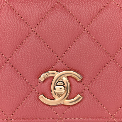 Chanel Caviar Quilted Small Business Affinity Flap Pink 8 of 11