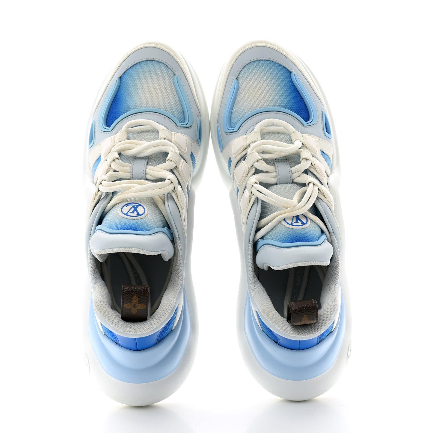 Calfskin LV Archlight Gradient Sneakers 41 Light Blue