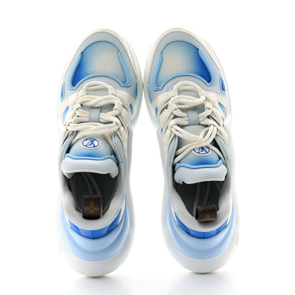 Louis Vuitton Calfskin LV Archlight Gradient Sneakers 41 Light Blue 2 of 11