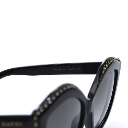 Gucci Crystal Cat Eye GG0118S Sunglasses Black 8 of 9