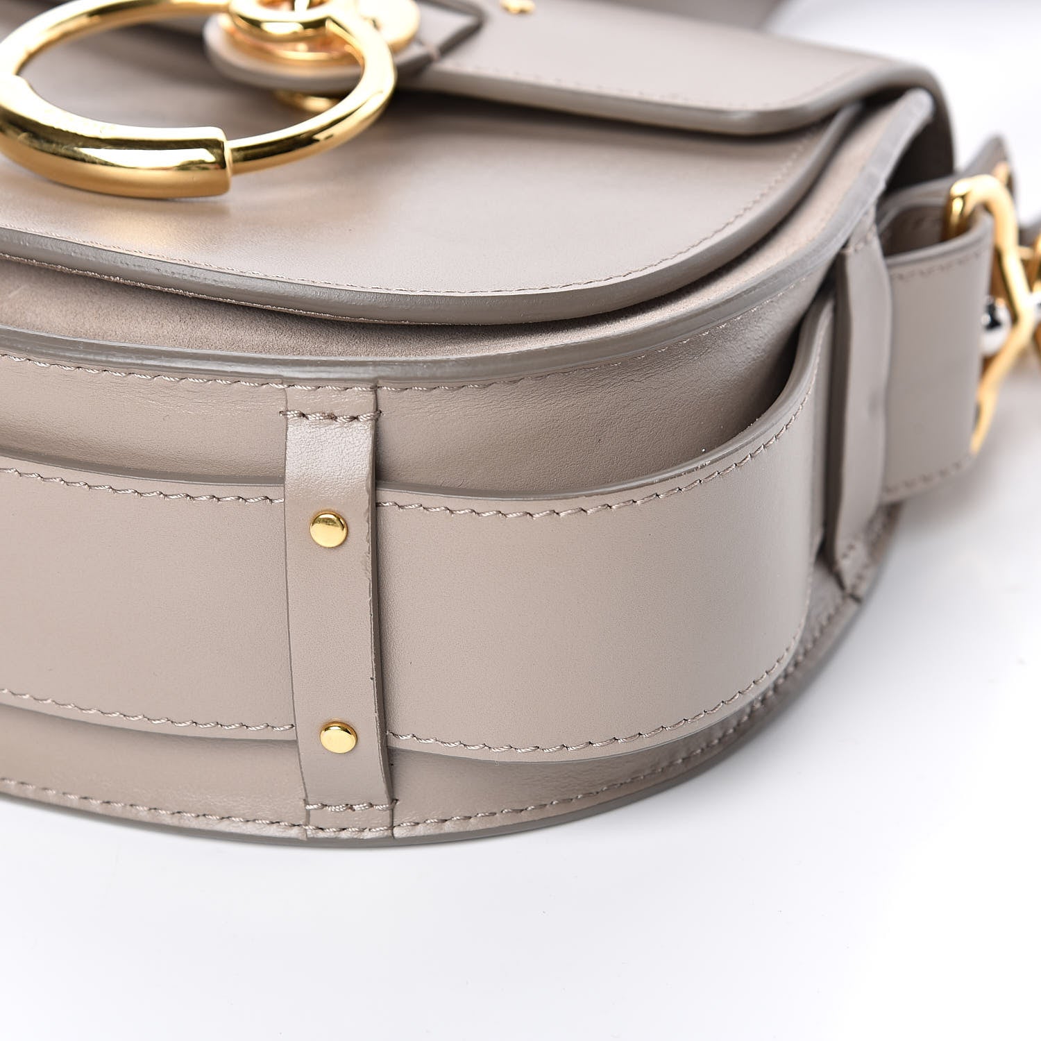 Chloe Calfskin Small Tess Bag Motty Grey 8 of 9