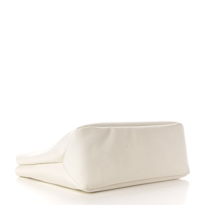 Prada Canapa Banana Print Logo Shopping Tote White 5 of 17
