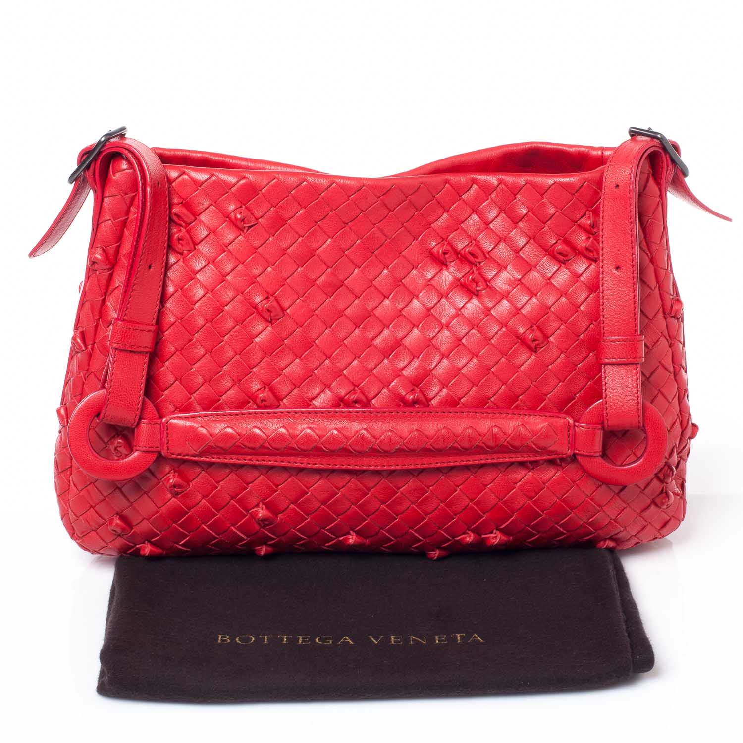 Bottega Veneta Nappa Intrecciato Naruto Knot Shoulder Bag 10 of 10