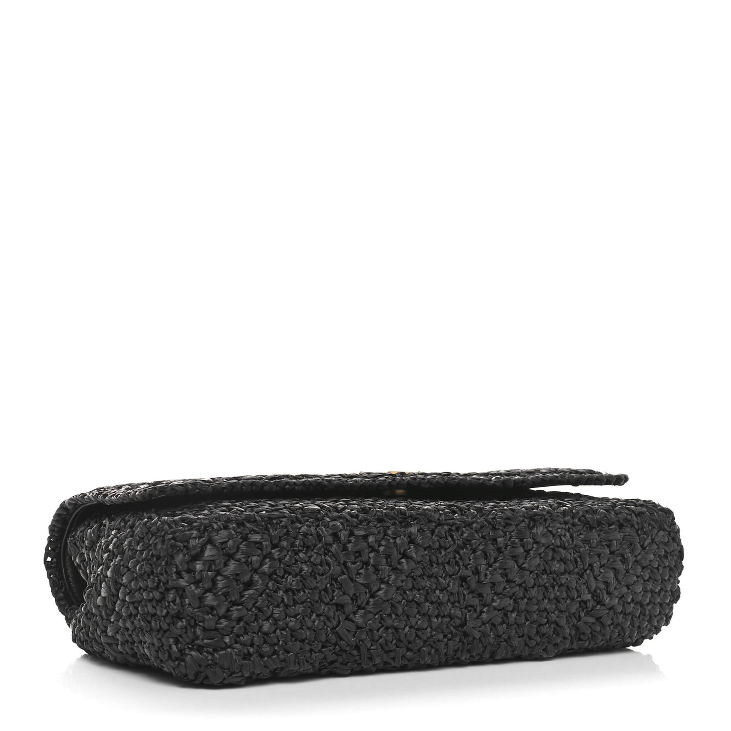 Raffia Monogram Medium Jamie Black