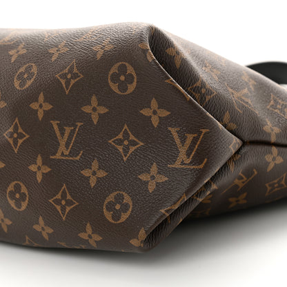 Louis Vuitton Monogram Flower Zipped Tote MM Black 10 of 10