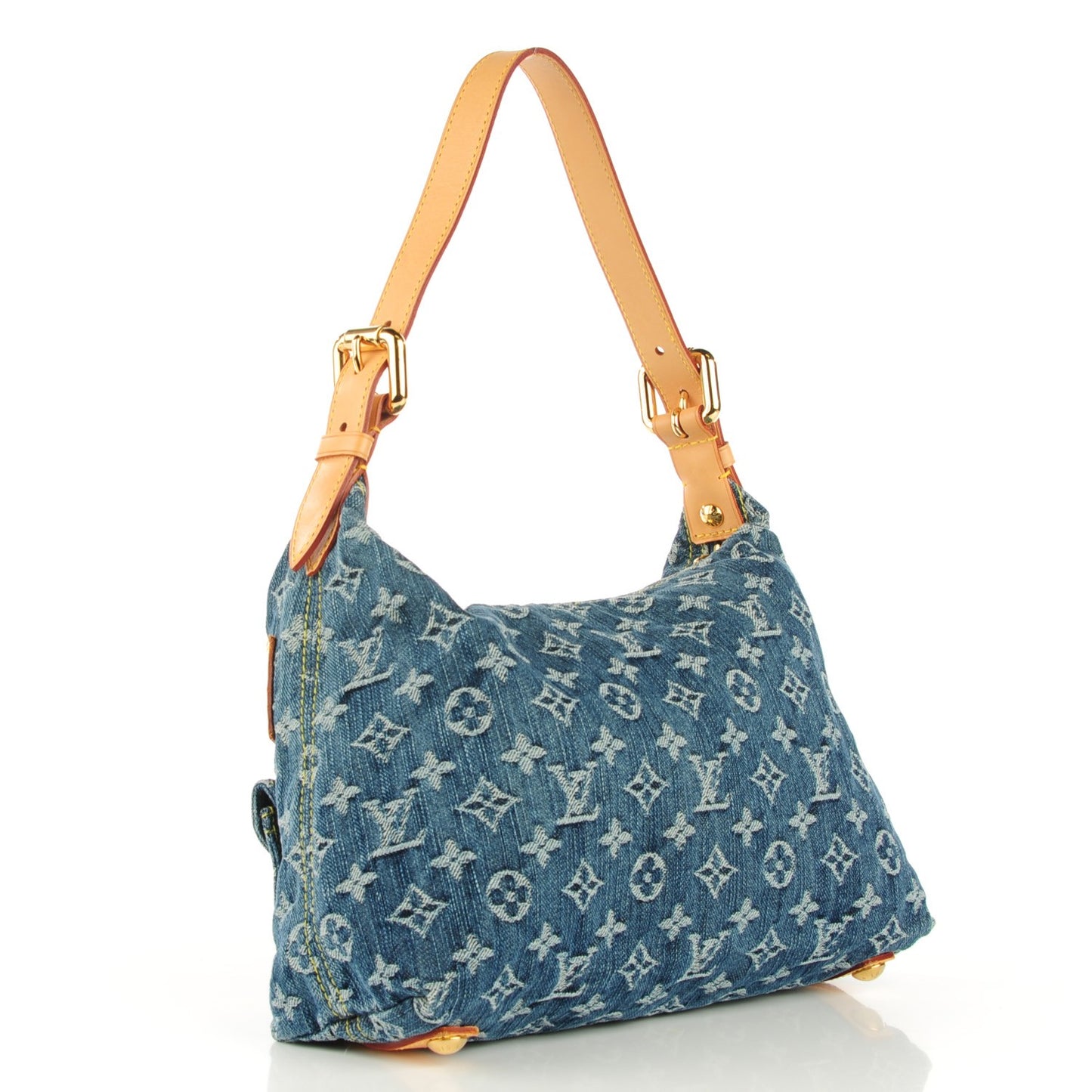 Monogram Denim Baggy PM Blue