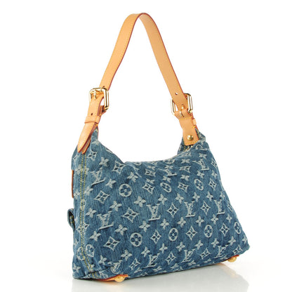 Louis Vuitton Monogram Denim Baggy PM Blue 3 of 7