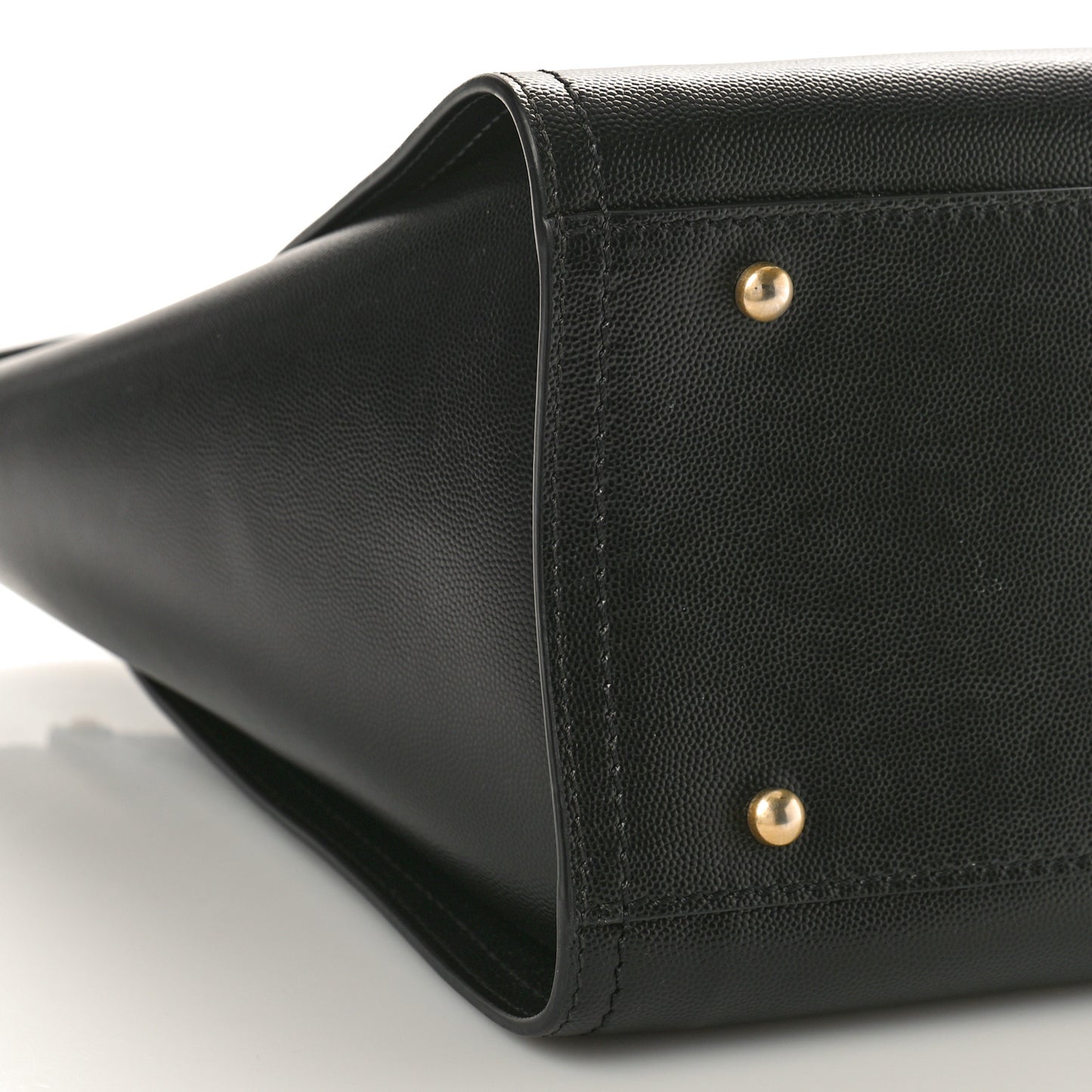 Caviar Small Studded Deauville Tote Black