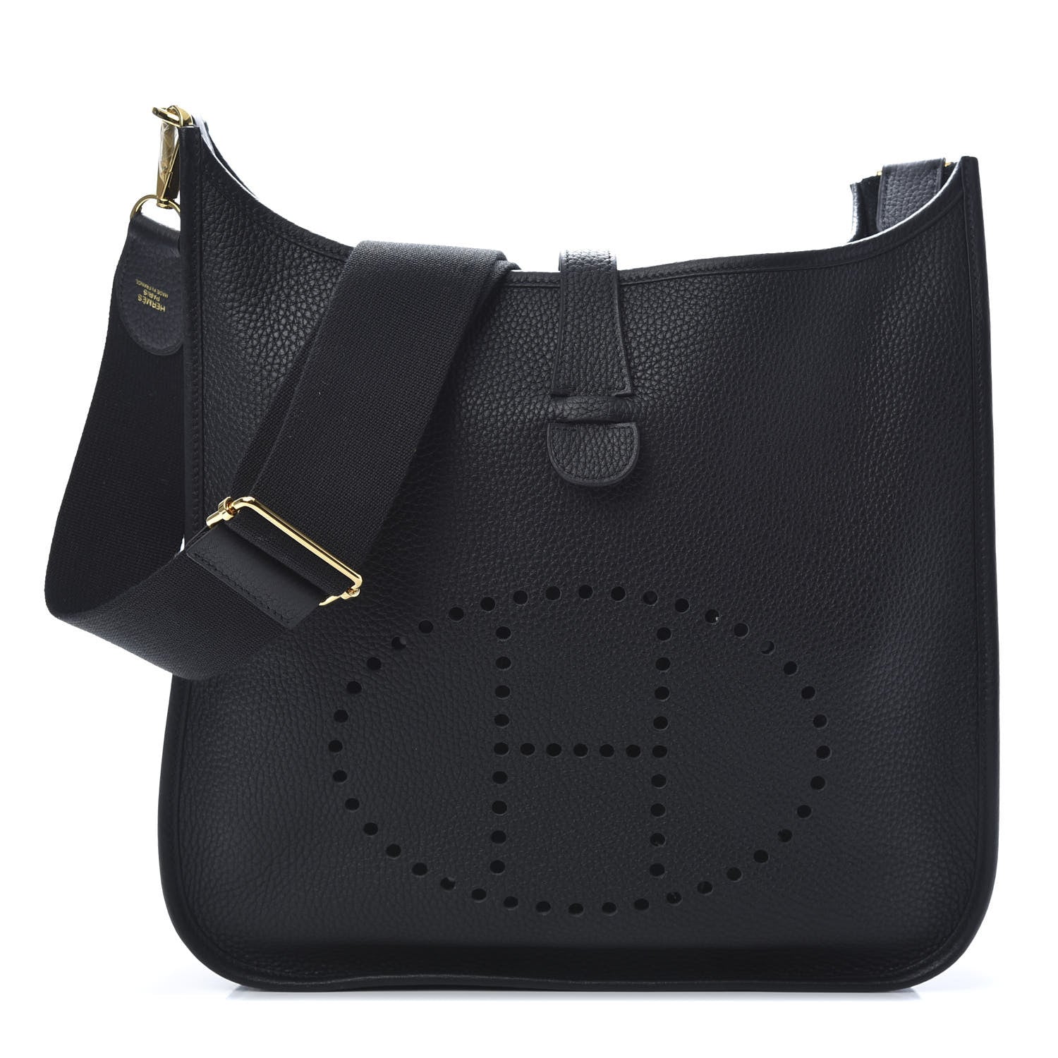 Hermes Taurillon Clemence Evelyne III GM Black 1 of 11