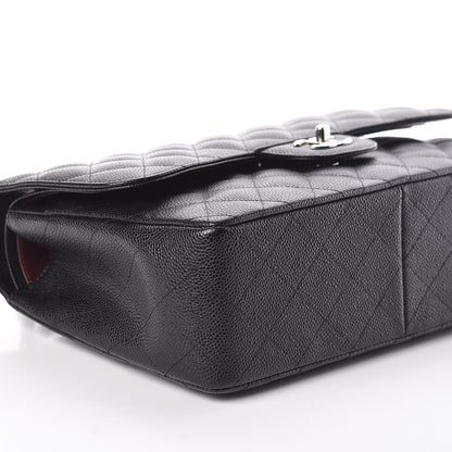 Chanel Caviar Quilted Jumbo Double Flap Black 5 of 10