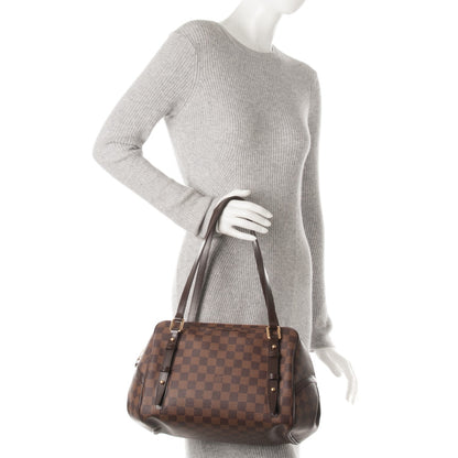 Louis Vuitton Damier Ebene Rivington GM 2 of 8