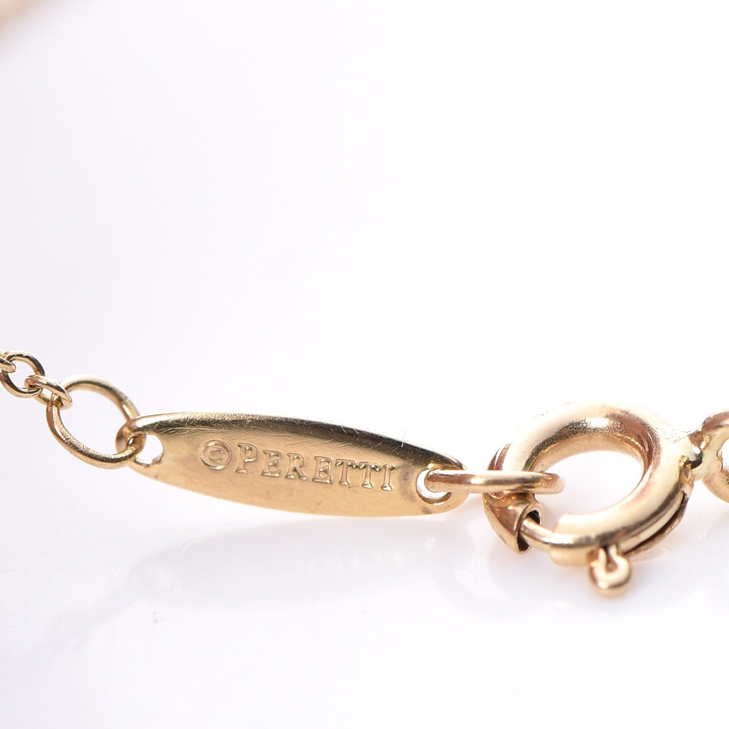 Tiffany 18K Yellow Gold Diamond .08ct Elsa Peretti Diamonds by the Yard Bracelet 5 of 8