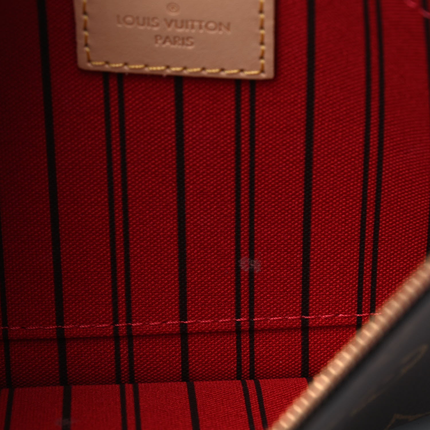 Louis Vuitton Monogram Neverfull MM GM Pochette Cherry 5 of 5