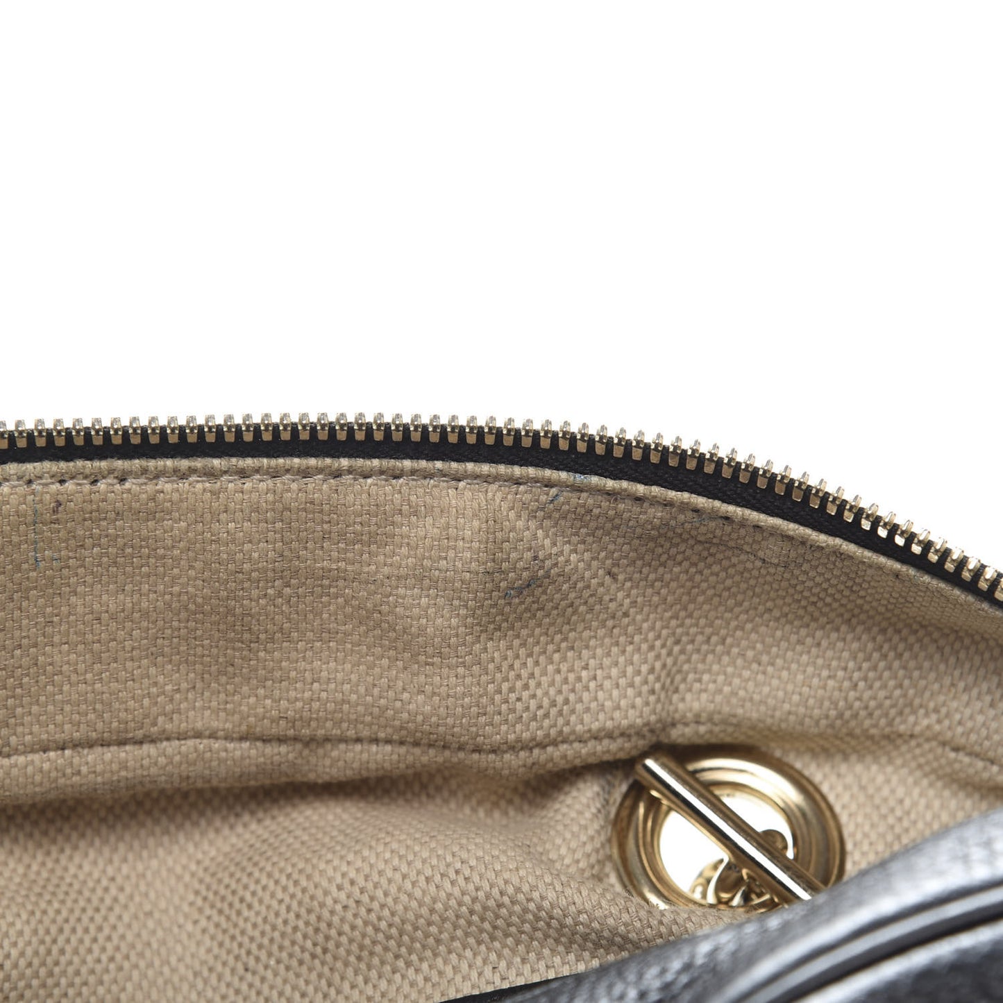 Pebbled Calfskin Medium Soho Bowler Black