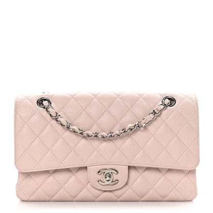 Chanel Caviar Quilted Medium Double Flap Light Pink 1 of 10