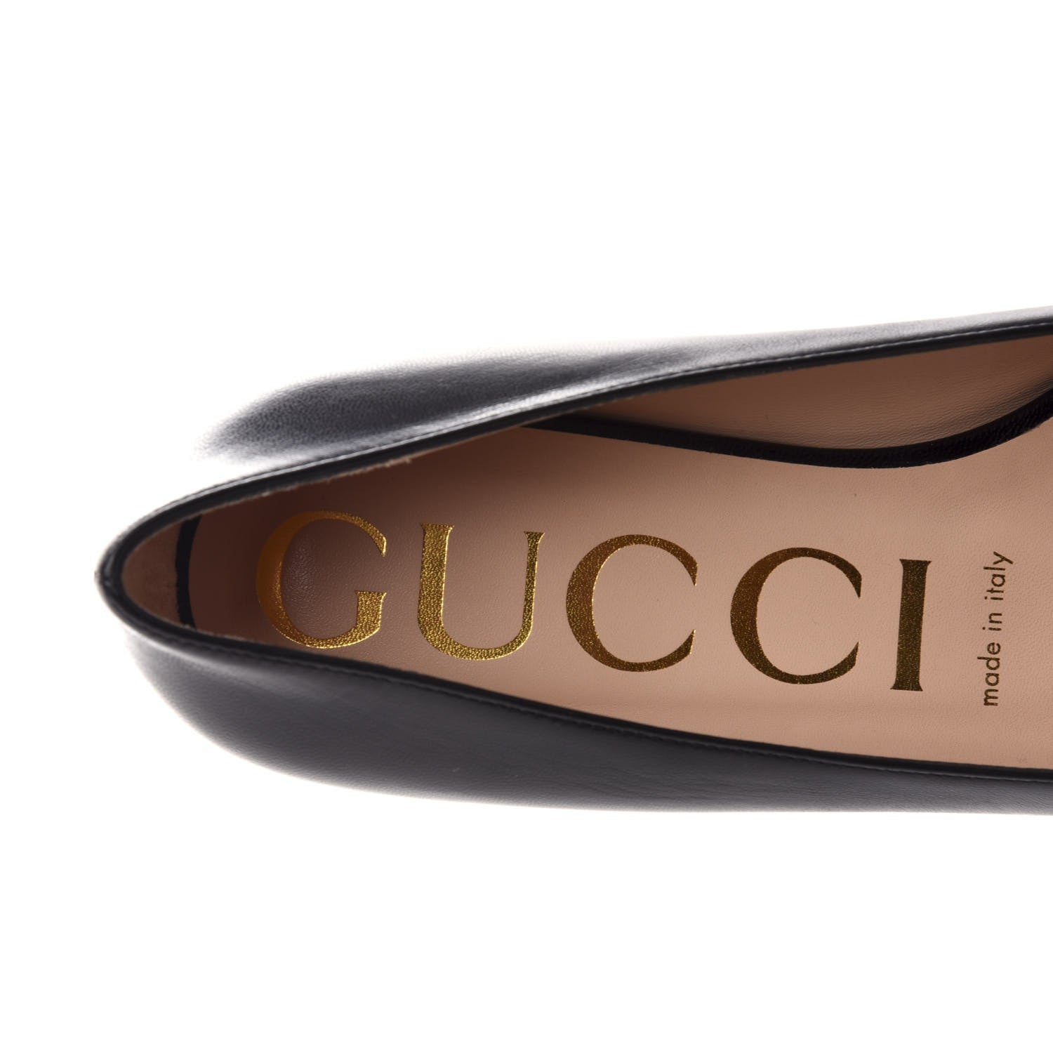 Gucci Malaga Kid Crystal Square G Madelyn Ballet Flats 36.5 Black 7 of 7