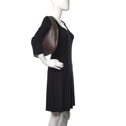 Bottega Veneta Nappa Intrecciato Medium Veneta Hobo Ebano 2 of 9