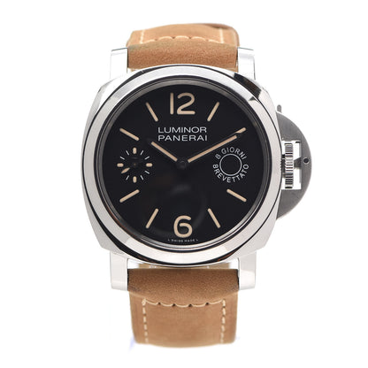 Panerai Stainless Steel Calfskin 44mm Luminor Marina Manual Winding Watch Black PAM00590 1 of 5
