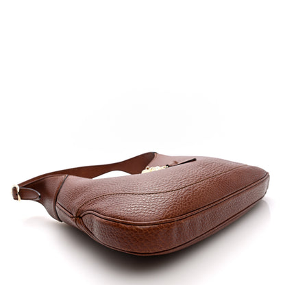 Gucci Soft Grained Calfskin Small Jackie O Hobo Brown 4 of 10