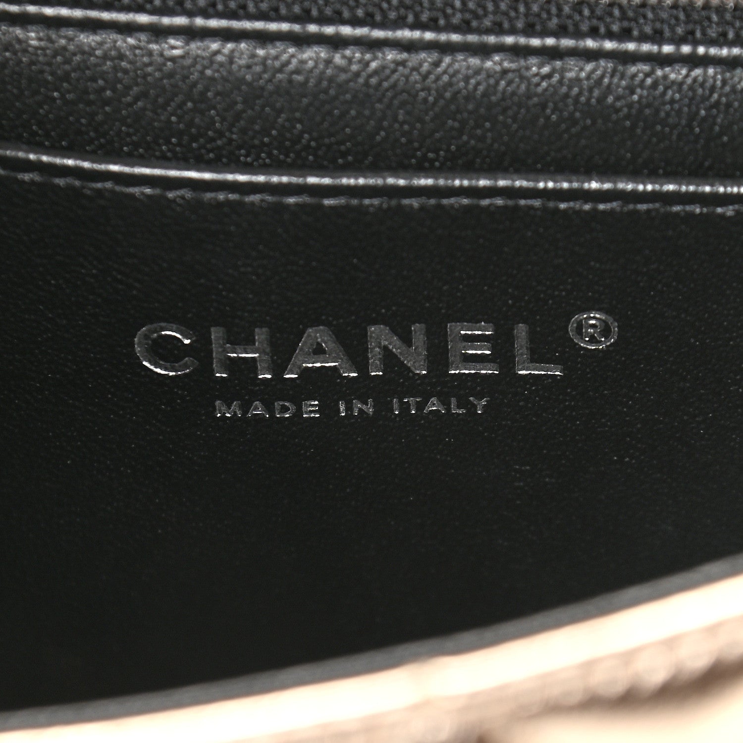 Chanel Metallic Lambskin Quilted Mini Rectangular Flap Gold Black 5 of 8