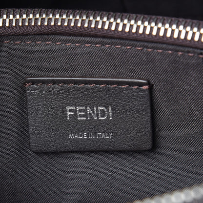 Fendi Vitello Dolce 4 Color Medium By The Way Boston Bag Carbone Grigio Polvere Multicolor 6 of 7