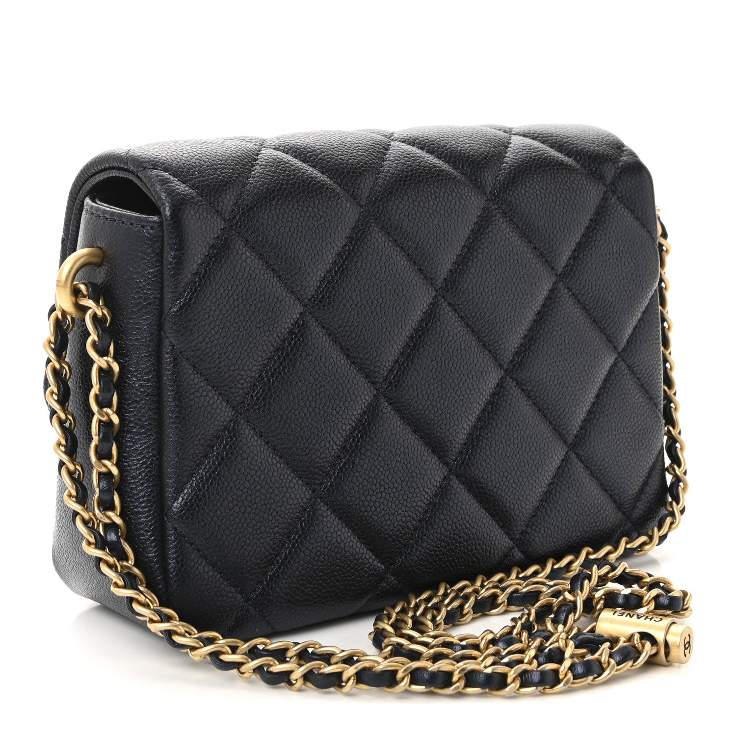 Chanel Iridescent Caviar Quilted Mini My Perfect Flap Black 3 of 11