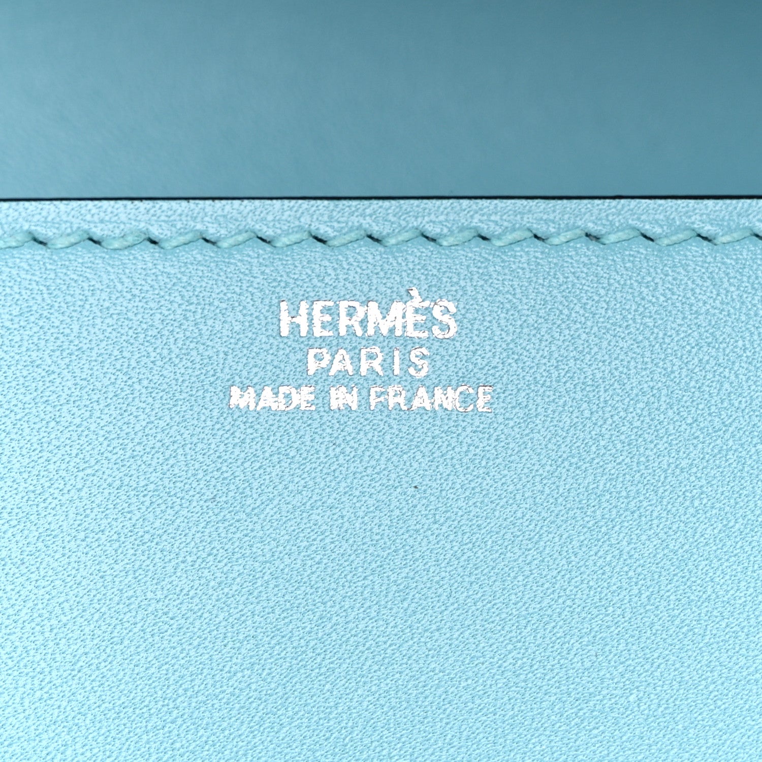 Hermes Tadelakt Medor 23 Clutch Bleu Atoll 6 of 12