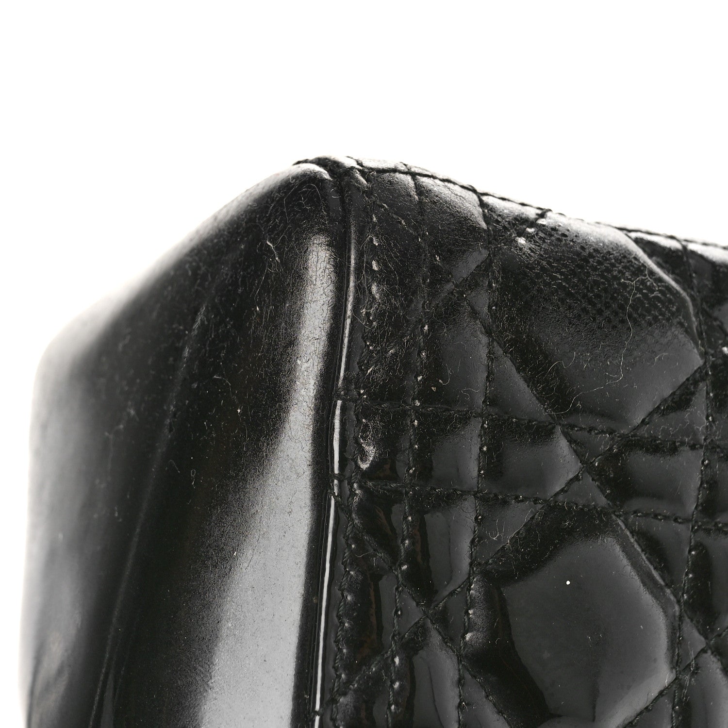 Christian Dior Patent Cannage Large Lady Dior Black 11 of 13