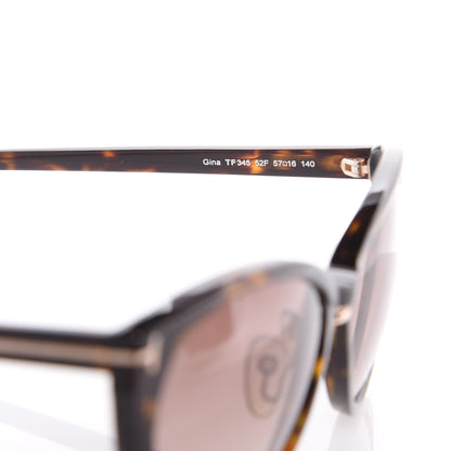 Tom Ford Gina Sunglasses TF345 Tortoise 5 of 8