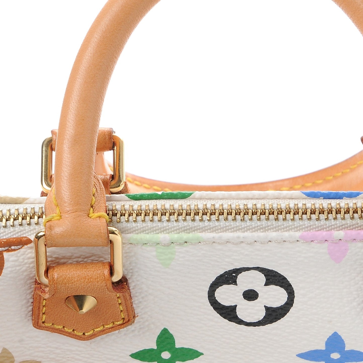 Monogram Multicolor Mini Sac HL Speedy White
