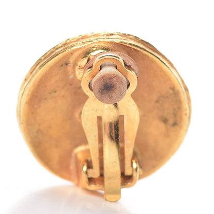 Chanel CC Clip On Earrings Gold 6 of 8