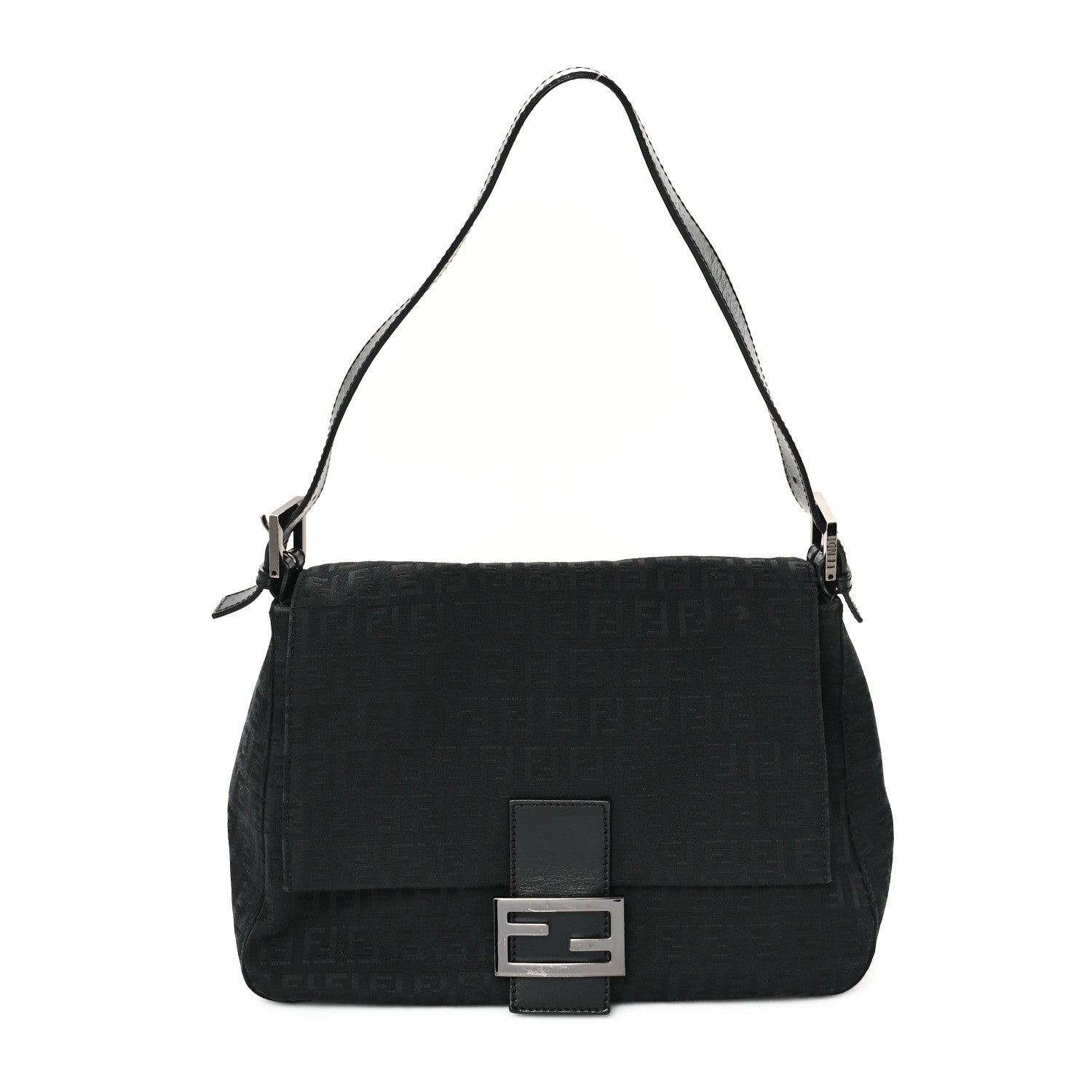 Fendi Zucchino Mama Baguette Black 1 of 14