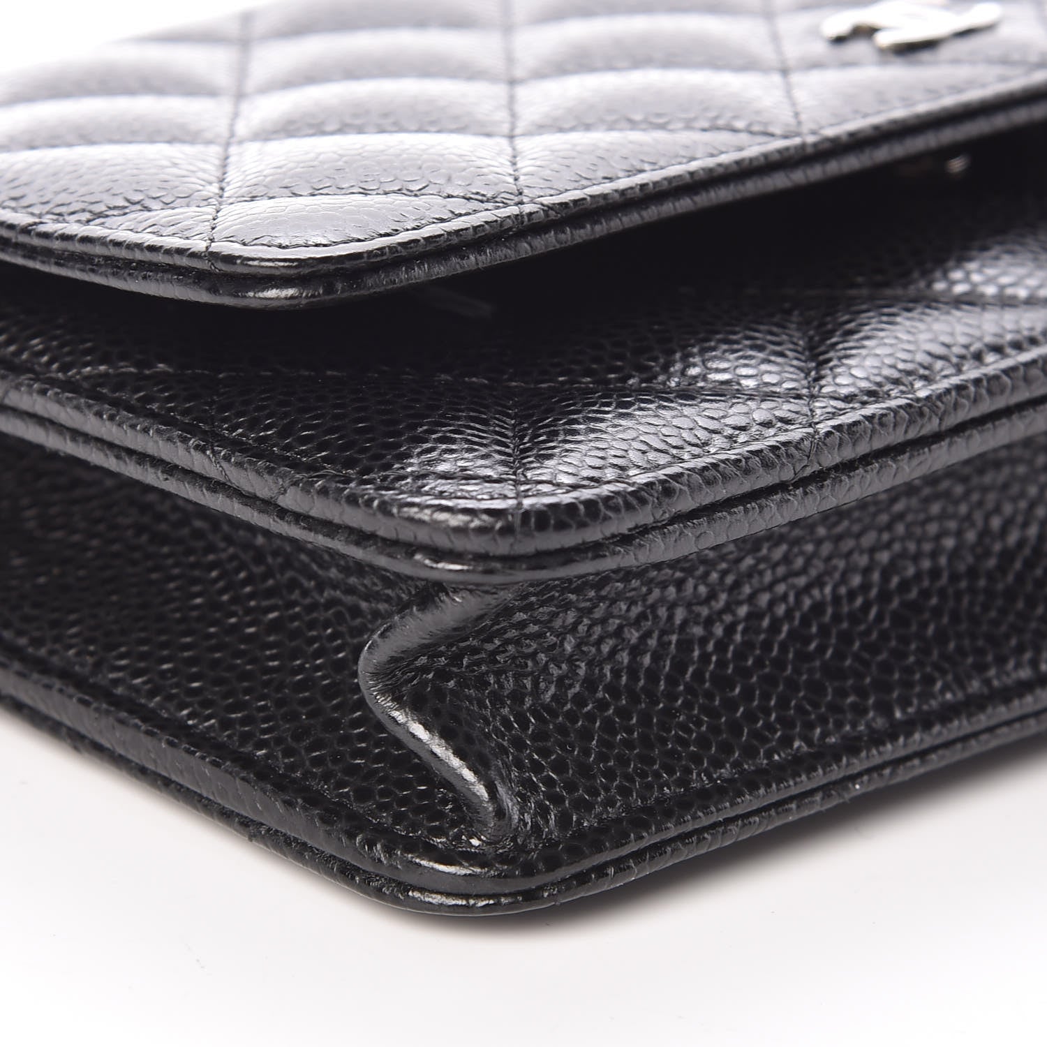 Chanel Caviar Quilted Wallet On Chain WOC Black 5 of 10