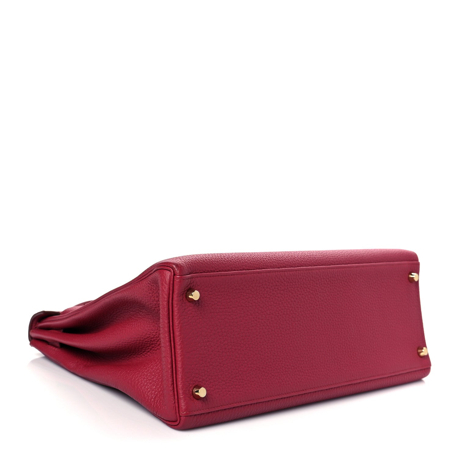 Hermes Togo Kelly Retourne 35 Rubis 4 of 12
