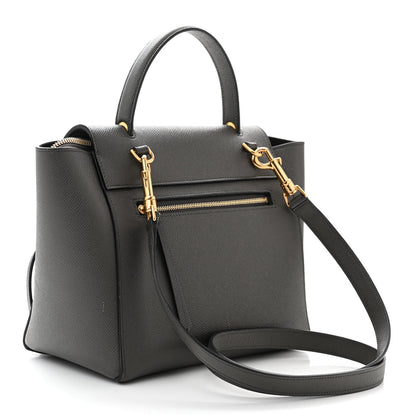 Celine Grained Calfskin Micro Belt Bag Grey 3 of 12