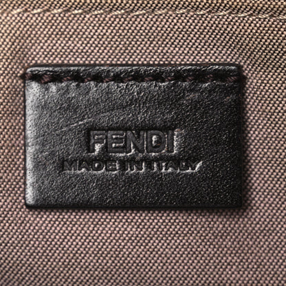 Fendi Zucca Spalmati Vitello Elite Pochette Tobacco Ciclamino 6 of 13