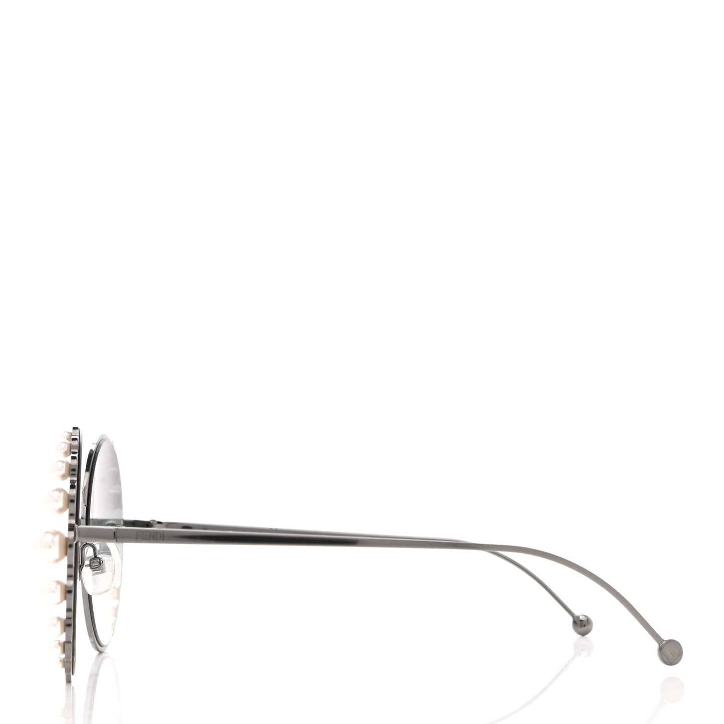 Crystal Round Sunglasses FF0324/S Silver