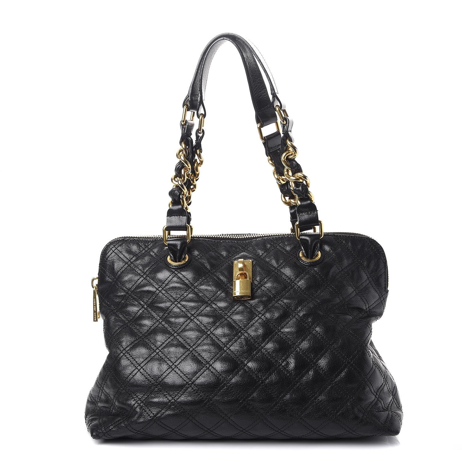 Marc Jacobs Goatskin Quilted Fifth Avenue Tote Black 1 of 10