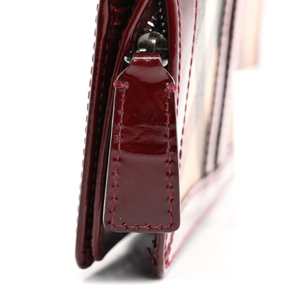 Burberry Supernova Check Constance Continental Wallet Dark Red 10 of 12