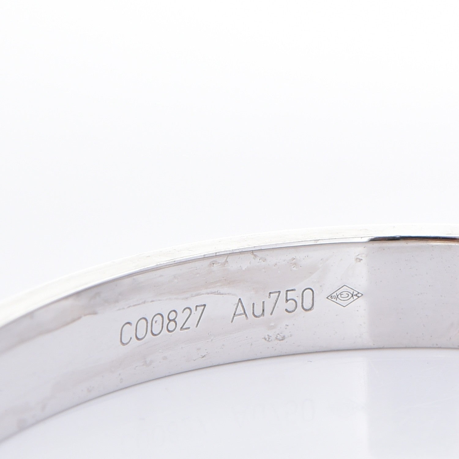 Cartier 18K White Gold LOVE Bracelet 17 4 of 8