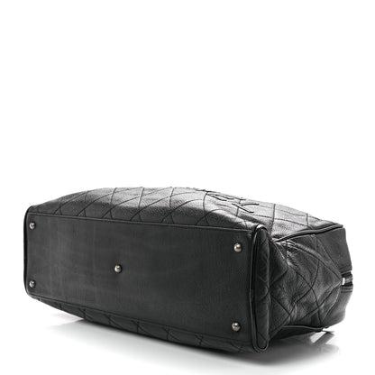 Chanel Caviar Patent Quilted Large Bowler Black 9 of 11