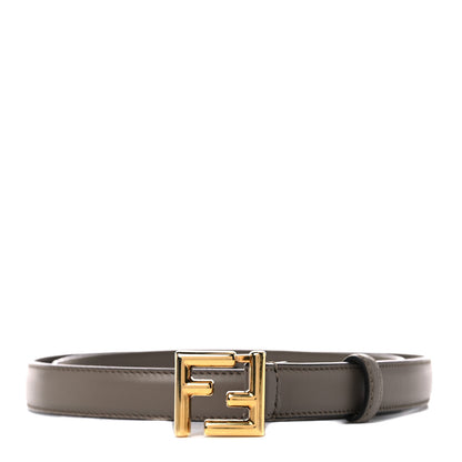 Fendi Vitello King FF 2CM Belt 85 34 Grey 1 of 8
