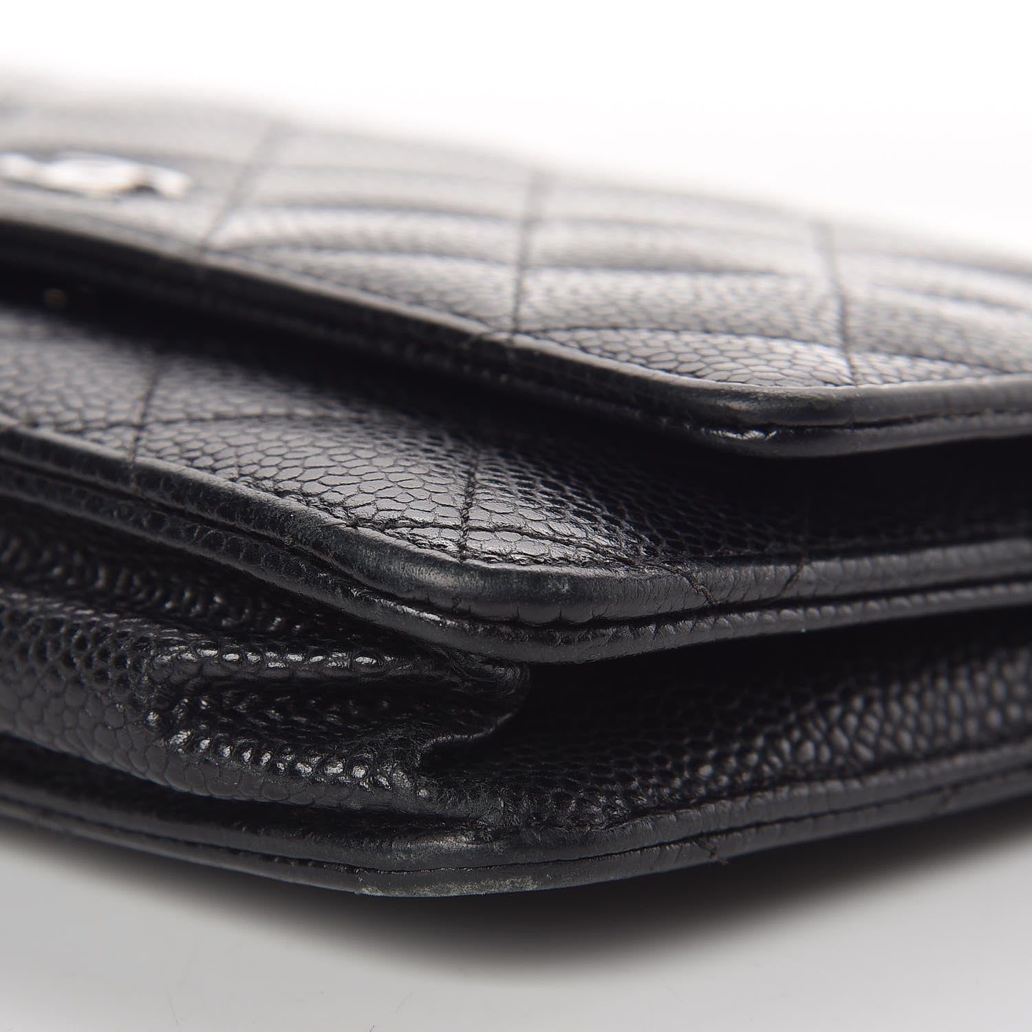 Chanel Caviar Quilted Wallet On Chain WOC Black 6 of 19