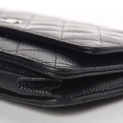 Chanel Caviar Quilted Wallet On Chain WOC Black 6 of 19