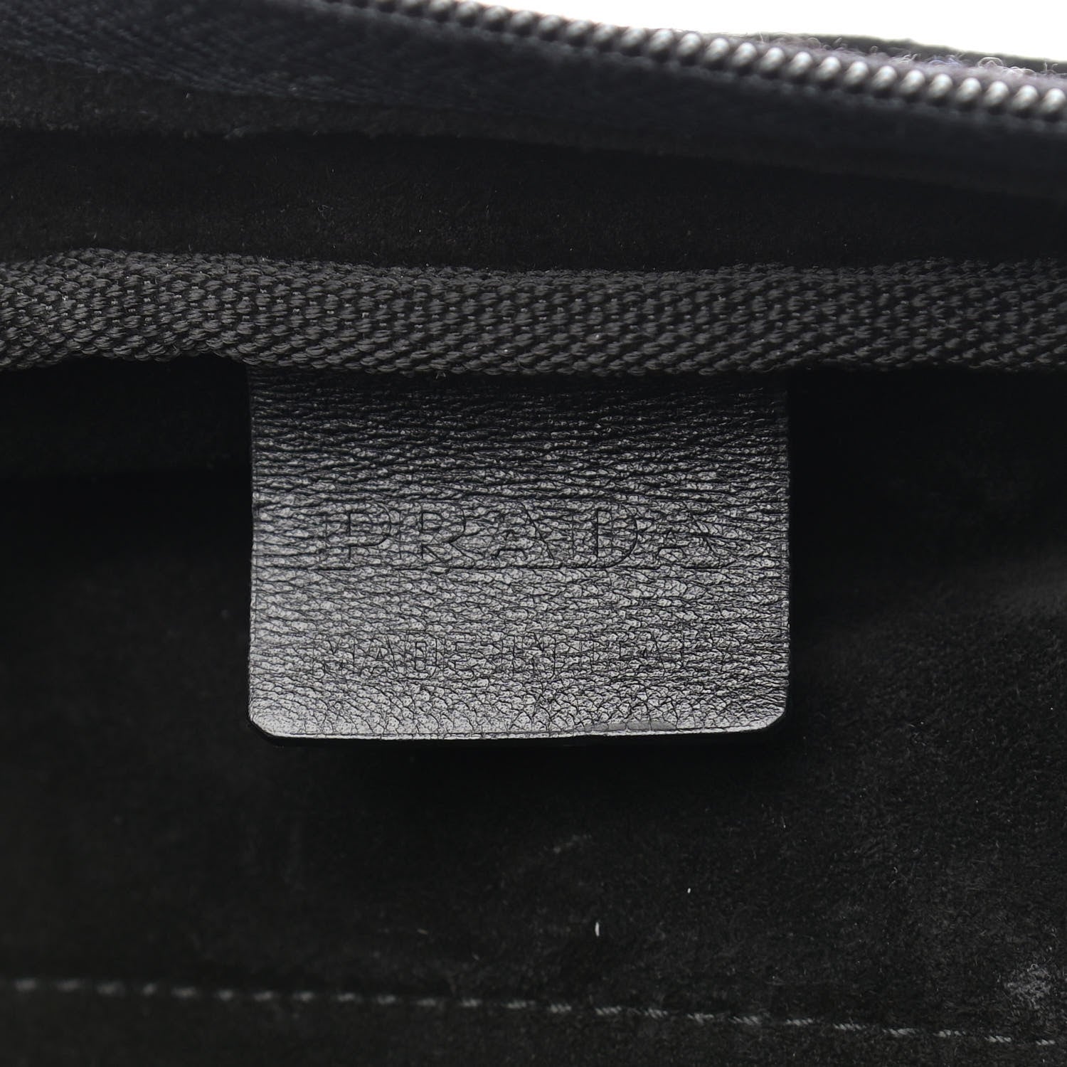 Prada Wool Messenger Satchel Black 6 of 12