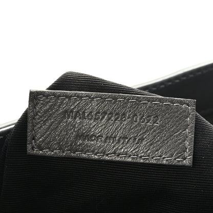 Saint Laurent Smooth Calfskin Le 5 A 7 Hobo Storm 7 of 9