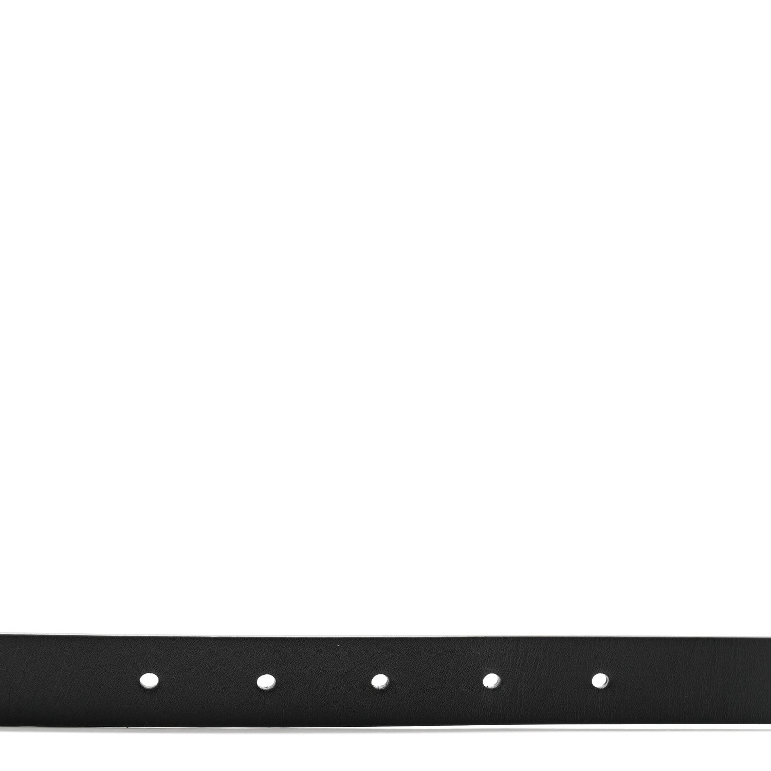 Christian Dior Calfskin Saddle Belt 80 32 Black 3 of 7