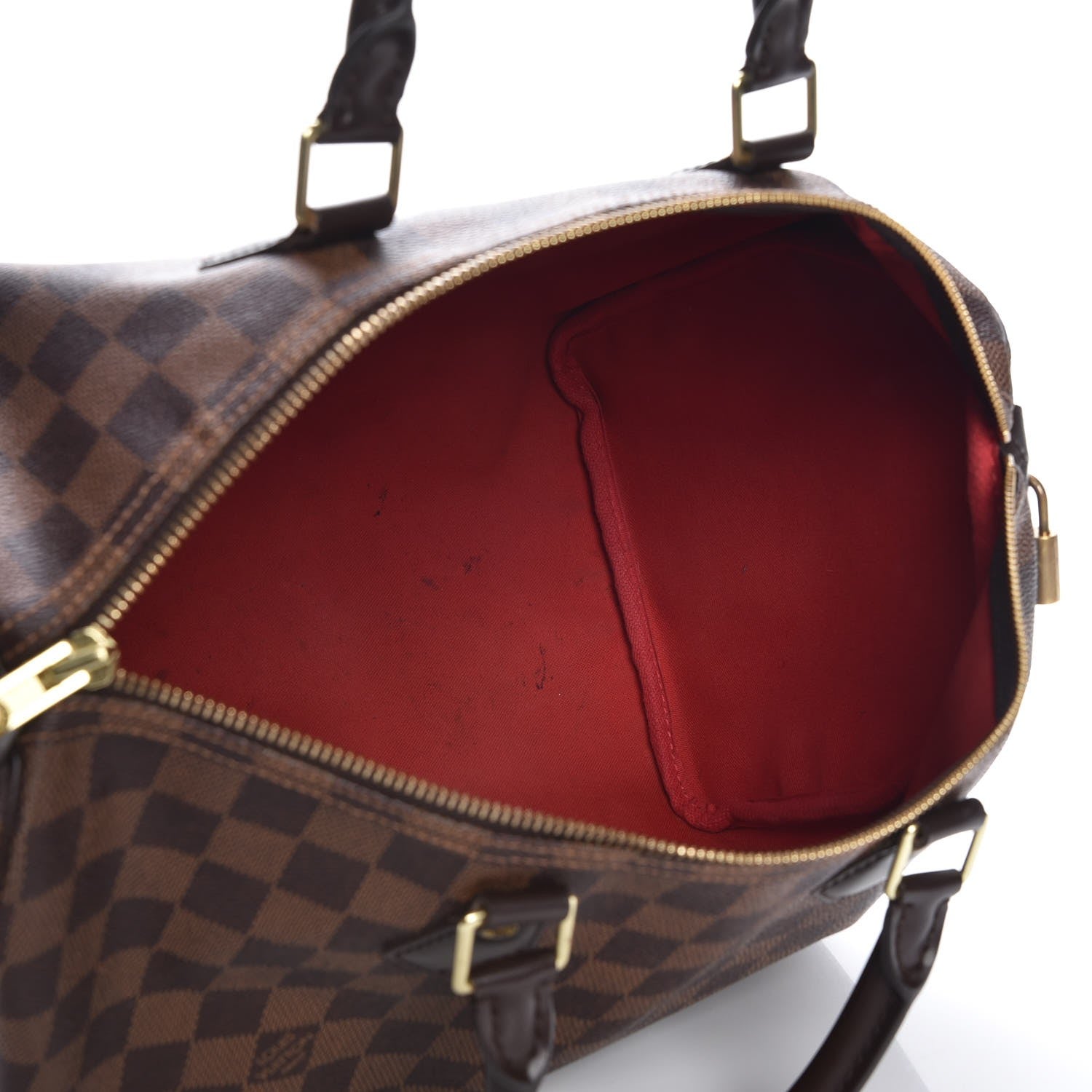Louis Vuitton Damier Ebene Speedy 35 6 of 10